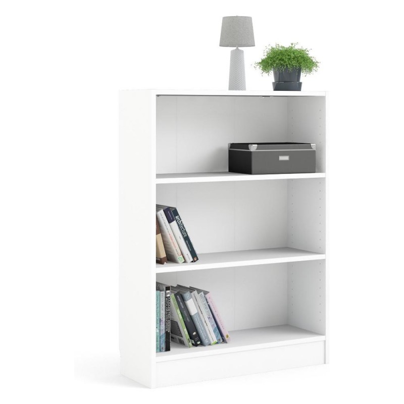 LIBRERIA SARMOG MODULARE BIANCO A TRE VANI 2 MENSOLE - Arredo Casa