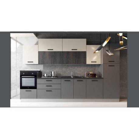 CUCINA COMPONIBILE MODELLO SIGMA DX CON LAVASTOVIGLIE INCASSO