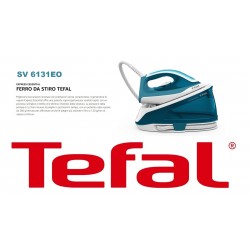 FERRO DA STIRO A VAPORE TEFAL MODELLO EXPRESS EASY, BLU / BIANCO CON SISTEMA STIRANTE SV 6131E0