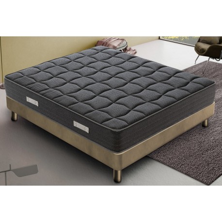 MATERASSO MATRIMONIALE 160 X 190 MODELLO SUNBLACK ORTOPEDICO  CON 2 CM DI MEMORY FOAM ALTO 20 CM. CON 11 ZONE DIFFERENZIAT