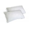 COPPIA DI GUANCIALI IN FIOCCO DI MEMORY FOAM COLORE BIANCO L.75 P. 45 H. 15